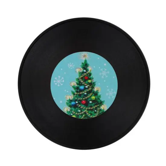 2ct. Vintage Vinyl Record Ornaments {7}