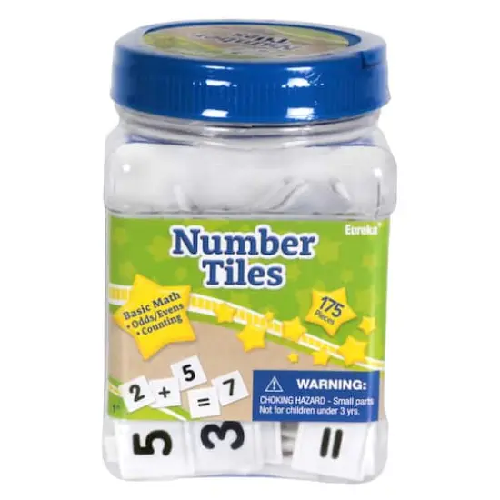 Eureka&reg; Tub of Number Tiles Manipulatives {1}