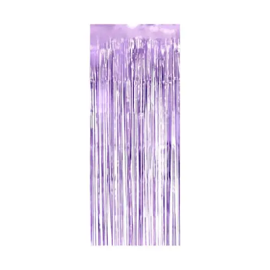 8ft. x 3ft. Fringe Curtain by Celebrate It&trade; Lavender {1}