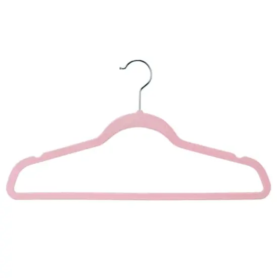 Laura Ashley Slim Velvet Hangers, 25ct. Blush {4}