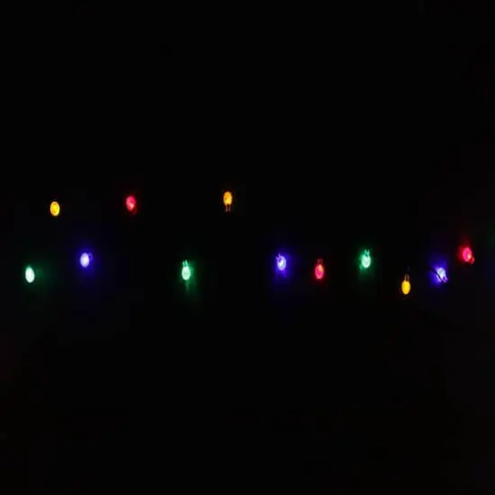 240ct. Multicolor LED G20 Globe Christmas String Lights with Green Wire {3}