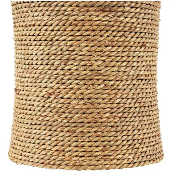 31" Natural Brown Seagrass Wrapped Vase {6}