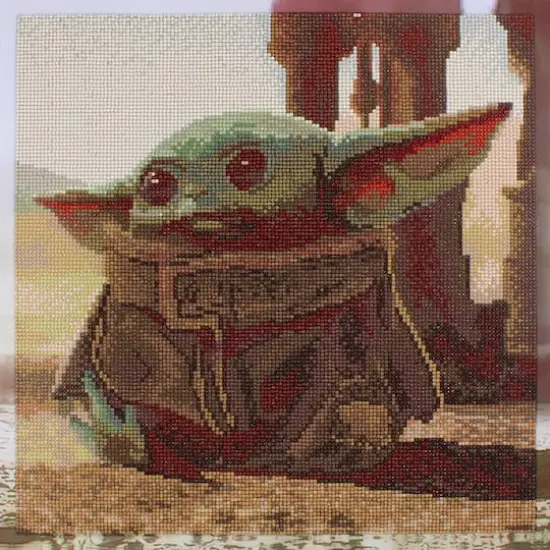 Camelot&reg; Dots Intermediate Grogu The Child Diamond Painting Kit {1}