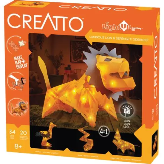 Thames & Kosmos Creatto&reg; Luminous Lion & Serengeti Sidekicks {1}