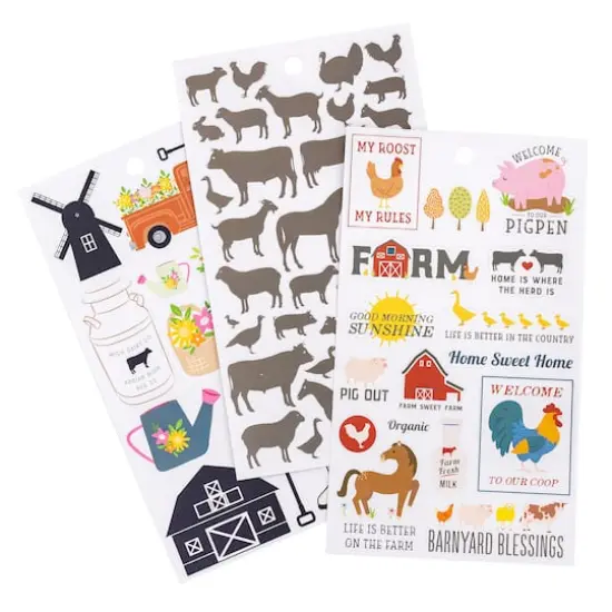 Barnyard Animals Stickers by Recollections&trade; {1}