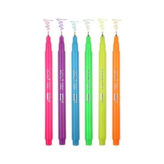 Marvy&reg; Uchida LePen&reg; Extra Fine 6 Neon Pen Set {3}