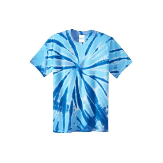 Port & Company&reg; Youth Tie-Dye T-Shirt Royal {1}