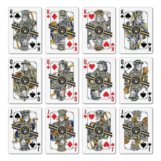 MLB Classic Series Playing Cards Milwaukee Brewers {4}