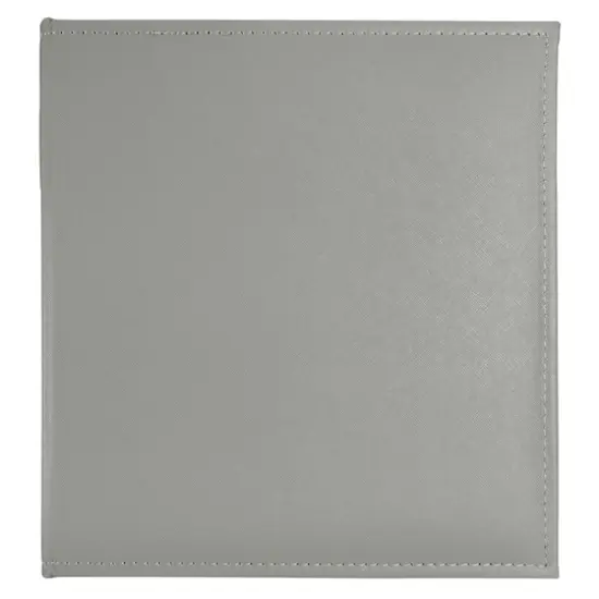 Gray Saffiano D-Ring Scrapbook Album by Recollections&reg; {1}