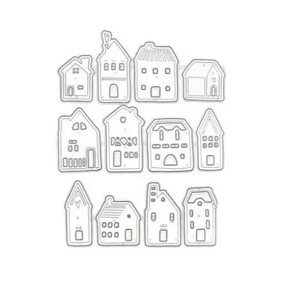 Houses Cutting Die Set by Recollections&trade; {1}