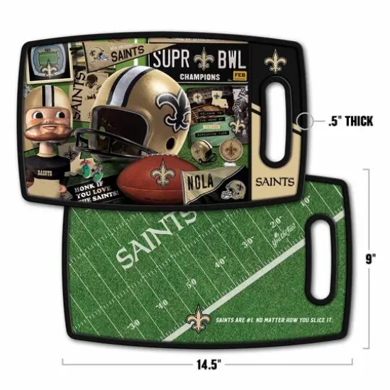 NFL Retro Series Cutting BoardNew Orleans Saints {4}