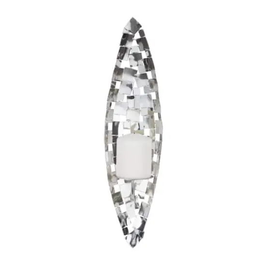 20" Silver Contemporary Wall Sconce {1}