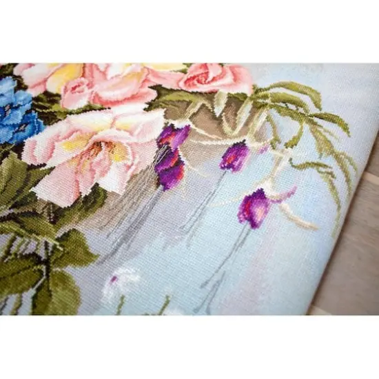 Luca-s Bouquet With Bells Counted Cross Stitch Kit {7}