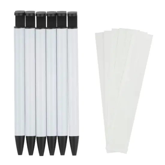 Sublimation Pen Blanks with Sleeves, 6ct. by Make Market&reg; {1}
