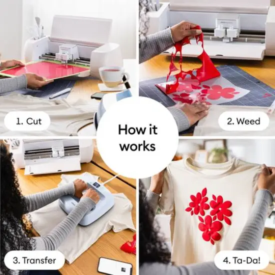 Cricut&reg; Puff Iron-On Heat Transfer Vinyl Green {6}