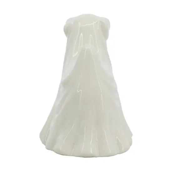 6.75" White Ghost Dog Pre-Lit Ceramic Tabletop D&eacute;cor by Ashland&reg; {5}