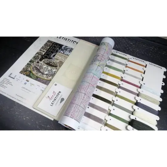 Letistitch Lion Coffee B Counted Cross Stitch Kit {7}