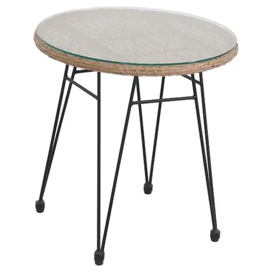 Coral Bay Rattan Outdoor Bistro Set with Cushions {5}