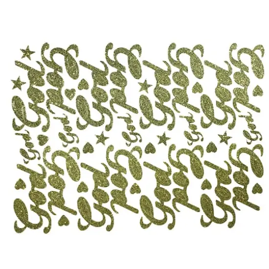 JAM Paper God Gold Script Floral Accessory {1}