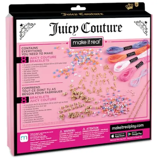 Make It Real Juicy Couture Love Letters Bracelets Activity Kit {6}