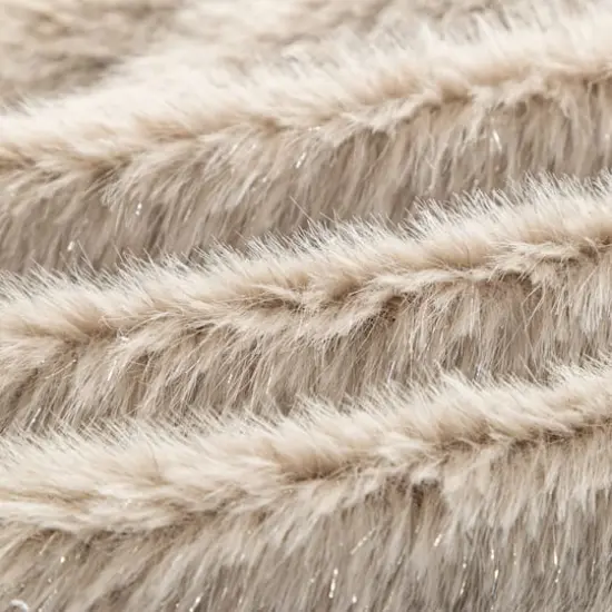 Glitzhome&reg; 48"D Reversible Faux Fox Fur Christmas Tree Skirt {7}