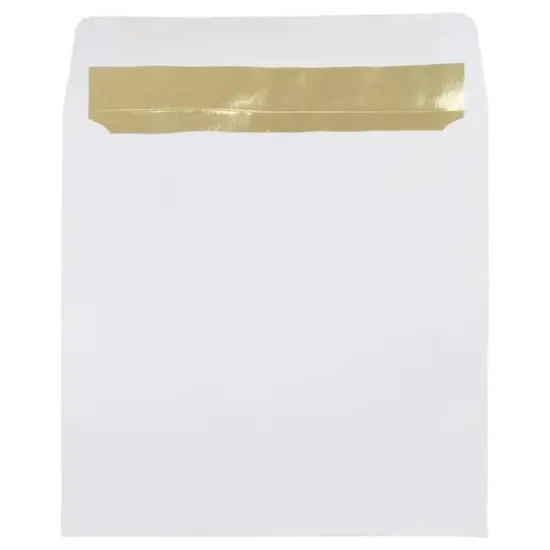 JAM Paper 8.5" x 8.5" Square Foil Lined Invitation Envelopes, 25ct. {2}