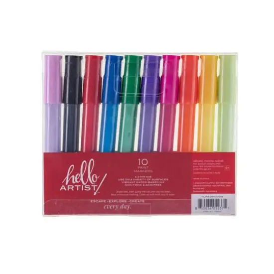 Hello, Artist!&trade; 10-Color Paint Markers Set {3}
