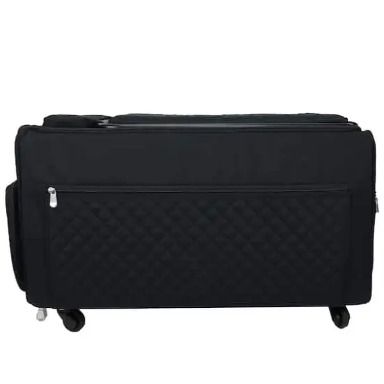 Everything Mary Black Jumbo Rolling Craft Tote {3}