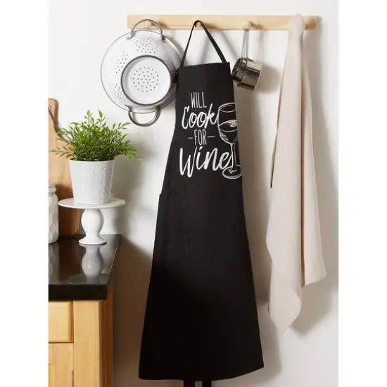 DII&reg; Will Cook For Wine Chef Apron {6}