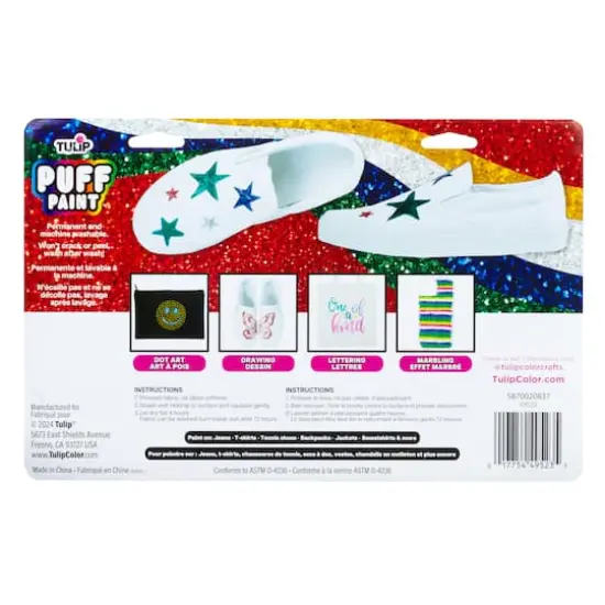 Tulip&reg; Glitter Puff Paint Set {6}