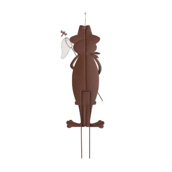 Glitzhome&reg; 36" Metal Standing Frog Yard Stake {5}