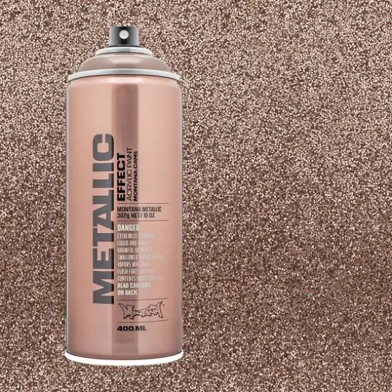 Montana&trade; Cans Metallic Effect Spray Paint, 400mL Champagne {4}