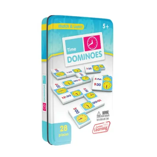 Junior Learning&reg; Match & Learn Time Dominoes {3}
