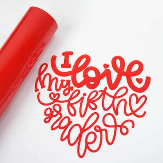 Puff Heat Transfer Vinyl by Make Market&reg; Apple Red {4}