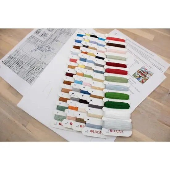 Luca-S Blissful Bird Feeder Counted Cross Stitch Kit {5}