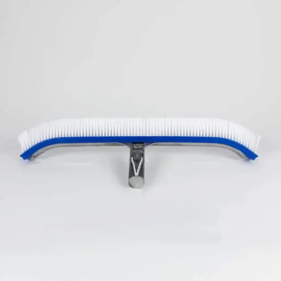 18" Blue Curved Swimming Pool Wall Brush {1}