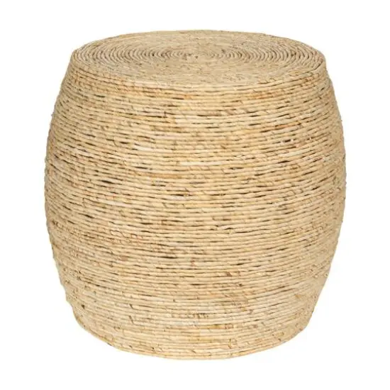 Hello Honey&reg; 17" Natural Corn Rope Round Accent Table {1}