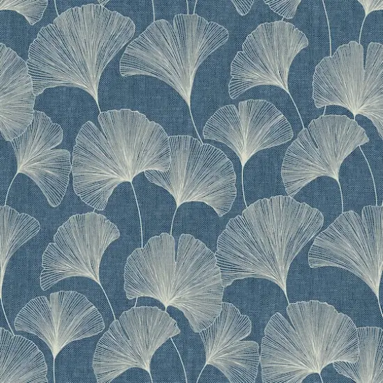 Surface Style Ginkgo Peel & Stick Wallpaper Denim {1}
