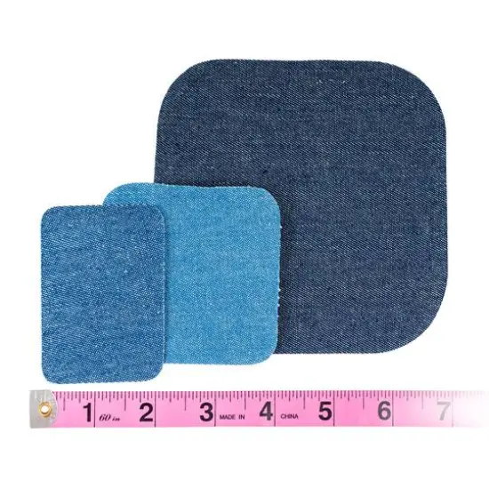 SINGER&reg; Decorative Glitter & Denim DIY Iron-On Fabric Patch Kit with Scissors {15}