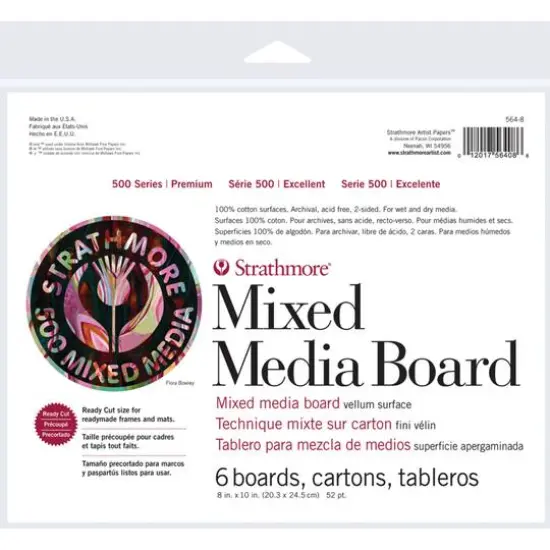 Strathmore&reg; 500 Series Mixed Media Board Pack {3}
