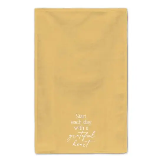 Grateful Heart Tea Towel Set Yellow {5}
