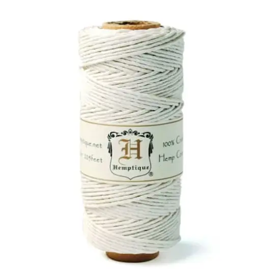 Hemptique&reg; Hemp Cord Spool, 20lb. White {1}