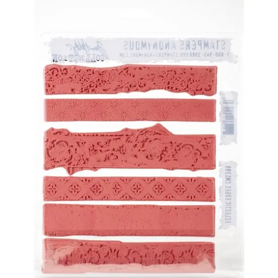 Stampers Anonymous Tim Holtz&reg; Eclectic Edges Cling Stamps {3}