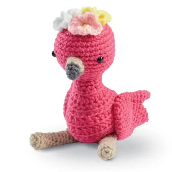 Intermediate Flamingo Amigurumi Crochet Kit by Loops & Threads&reg; {1}