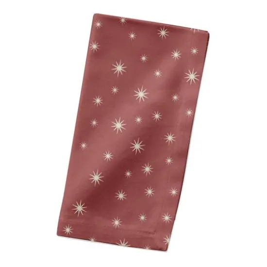 Red Twinkle Cotton Twill Napkin {3}