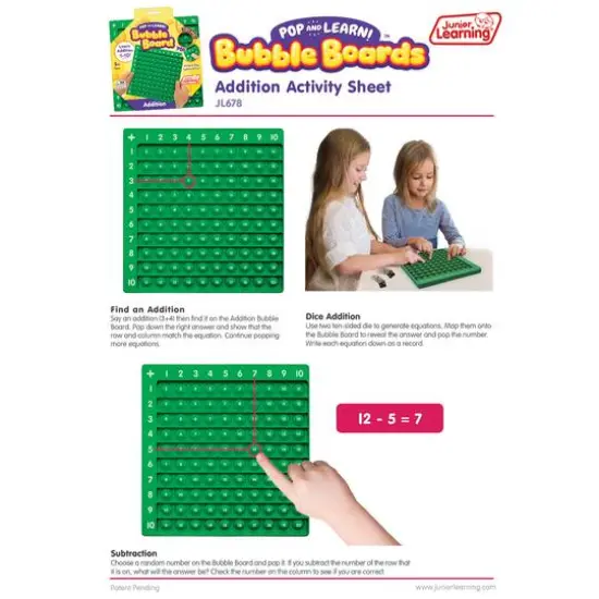 Junior Learning&reg; Addition Bubble Board {4}