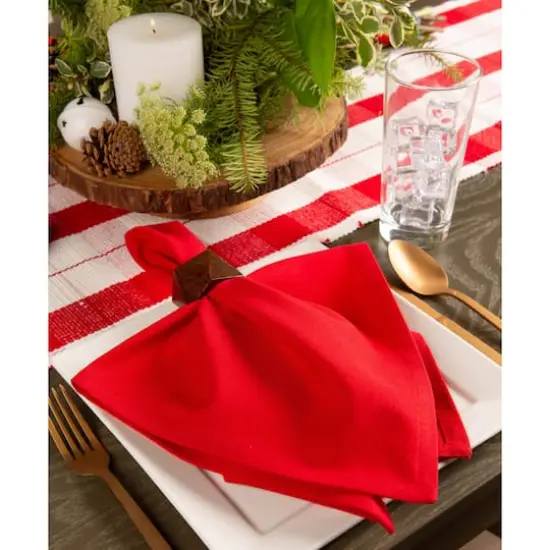 DII&reg; Oversized Napkin, 6ct. Tango Red {5}