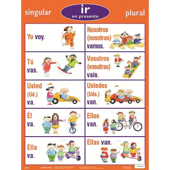 Poster Pals&reg; Spanish Verb Posters, 7ct. {6}