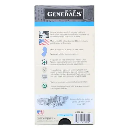 General's&reg; Color-Tex&reg; 12 Color Pencil Set {3}