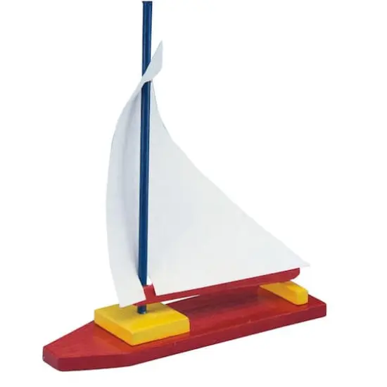 S&S Worldwide&reg; Unfinished Wooden Sailboat, 12ct. {1}